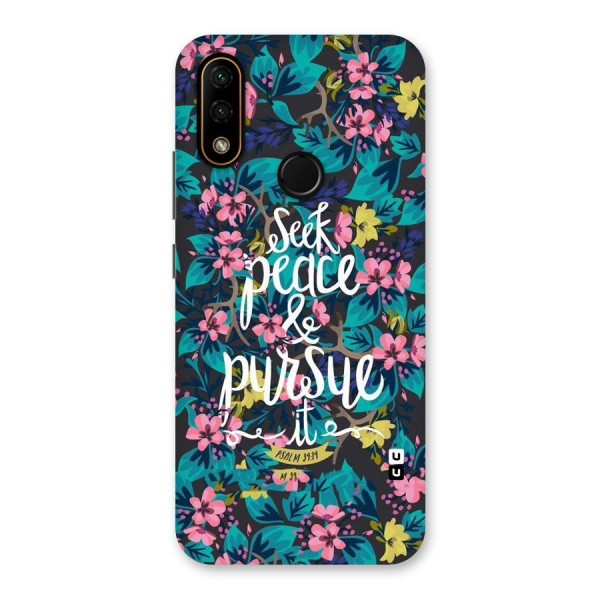 Seek Peace Back Case for Lenovo A6 Note