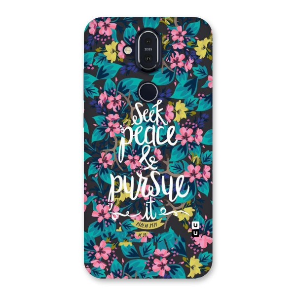 Seek Peace Back Case for Nokia 8.1