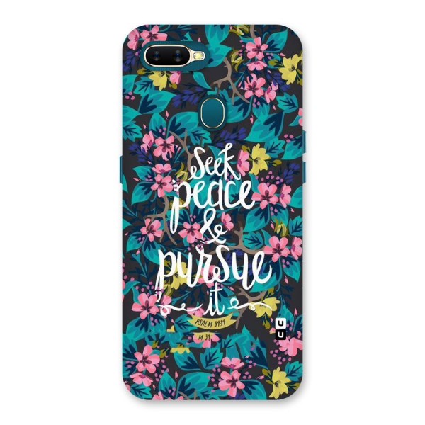 Seek Peace Back Case for Oppo A12