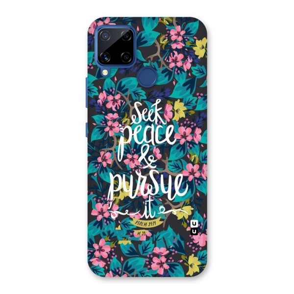 Seek Peace Back Case for Realme C12