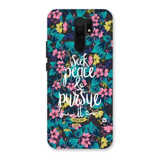 Seek Peace Back Case for Redmi 9 Prime