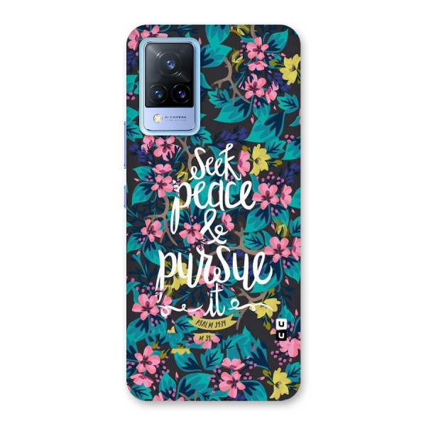 Seek Peace Back Case for Vivo V21 5G