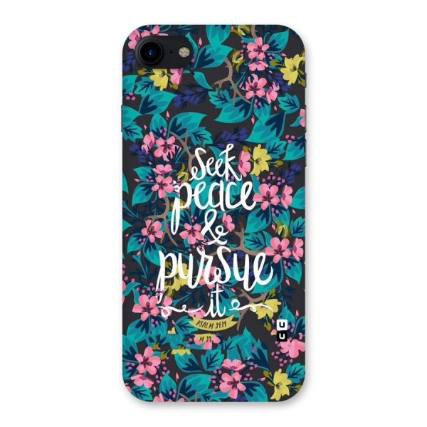 Seek Peace Back Case for iPhone SE 2020