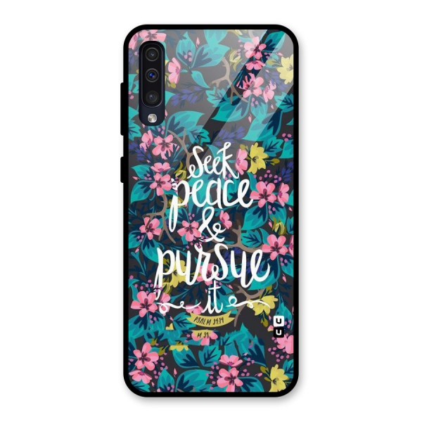 Seek Peace Glass Back Case for Galaxy A50s