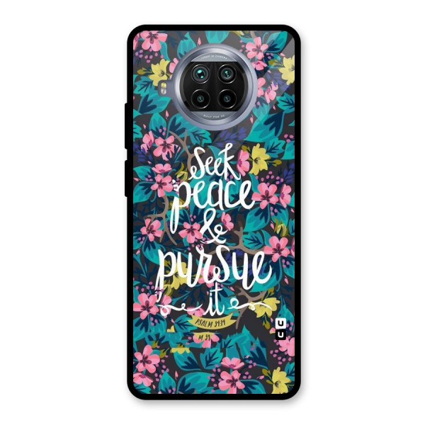 Seek Peace Glass Back Case for Mi 10i