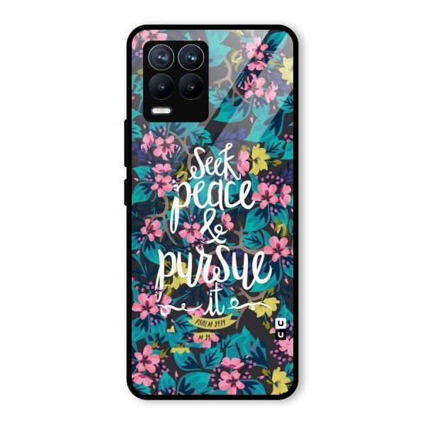 Seek Peace Glass Back Case for Realme 8 Pro