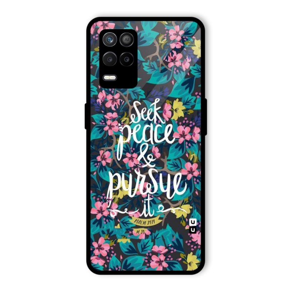 Seek Peace Glass Back Case for Realme 9 5G