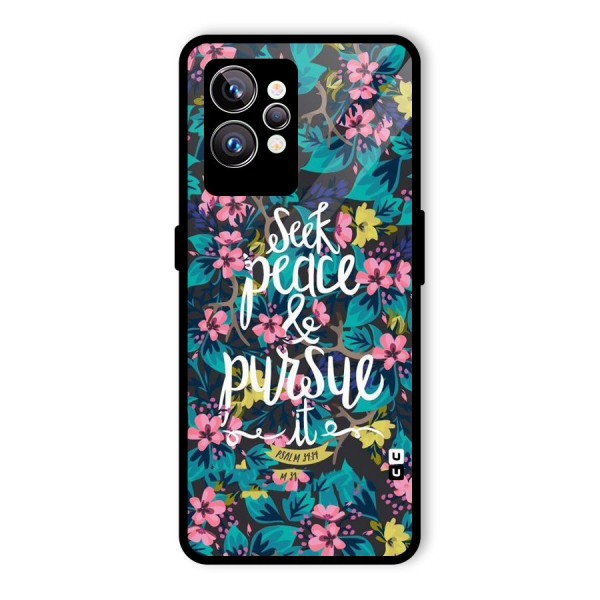 Seek Peace Glass Back Case for Realme GT2 Pro