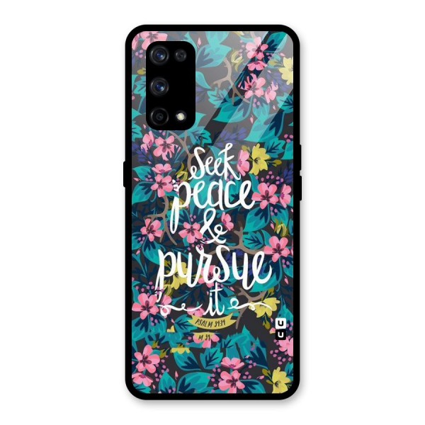 Seek Peace Glass Back Case for Realme X7 Pro