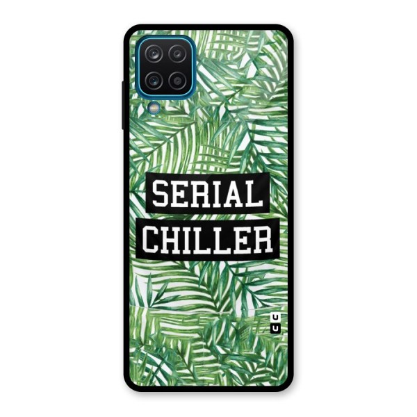 Serial Chiller Glass Back Case for Galaxy A12