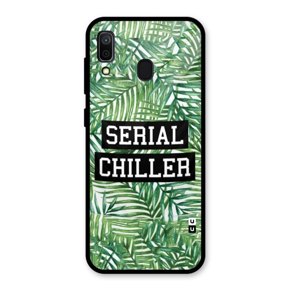 Serial Chiller Glass Back Case for Galaxy A30