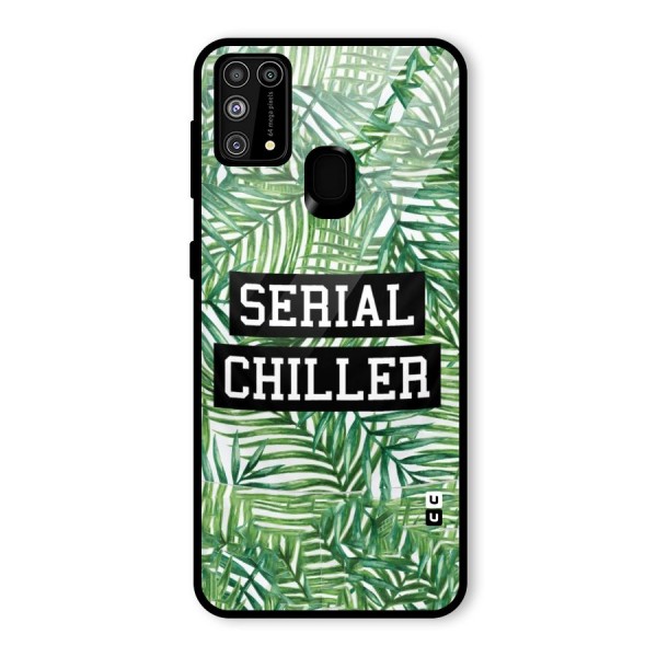 Serial Chiller Glass Back Case for Galaxy M31