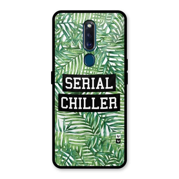 Serial Chiller Glass Back Case for Oppo F11 Pro