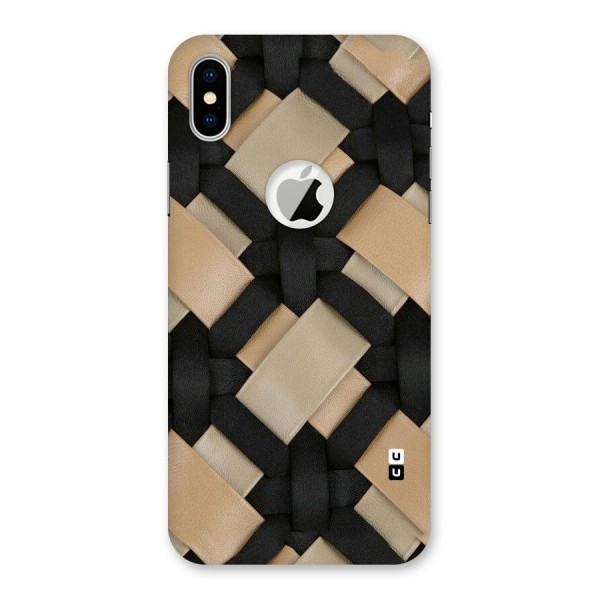 Shade Thread Back Case for iPhone XS Logo Cut