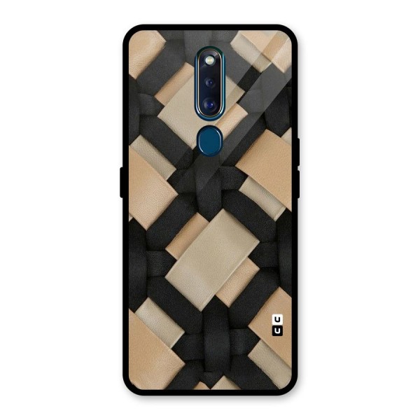 Shade Thread Glass Back Case for Oppo F11 Pro