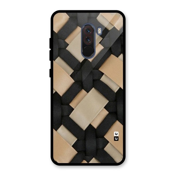 Shade Thread Glass Back Case for Poco F1