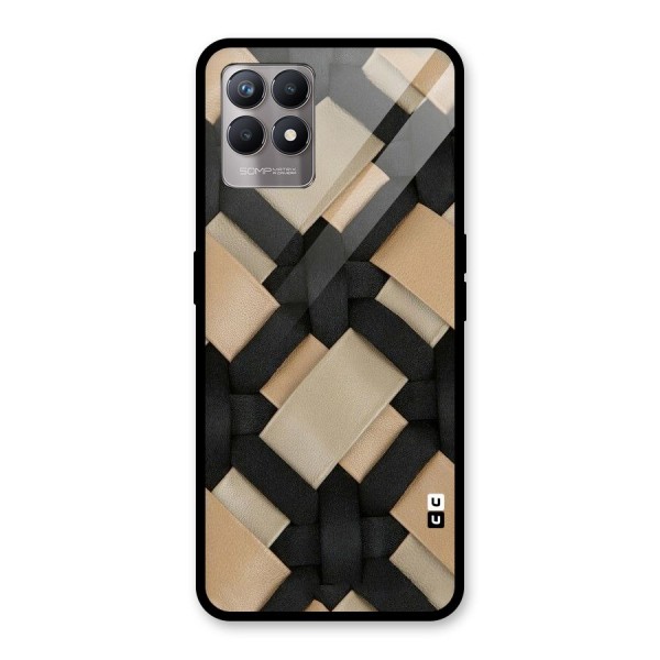 Shade Thread Glass Back Case for Realme 8i