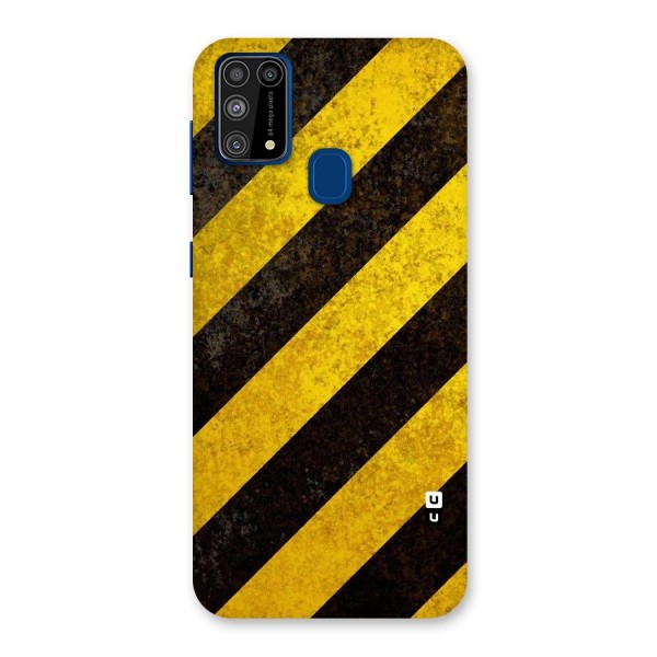 Shaded Yellow Stripes Back Case for Galaxy F41