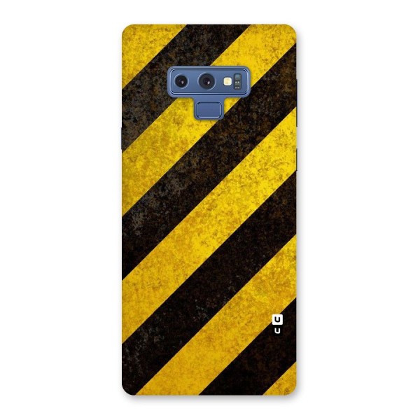 Shaded Yellow Stripes Back Case for Galaxy Note 9