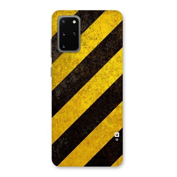 Shaded Yellow Stripes Back Case for Galaxy S20 Plus