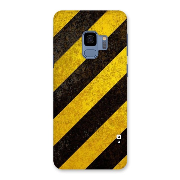 Shaded Yellow Stripes Back Case for Galaxy S9