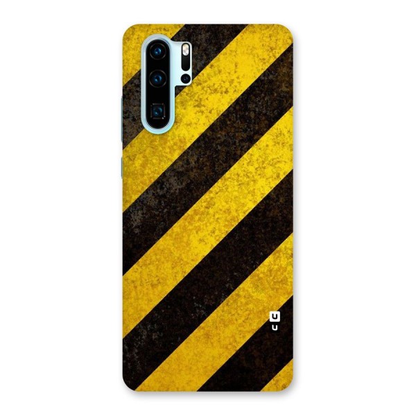 Shaded Yellow Stripes Back Case for Huawei P30 Pro