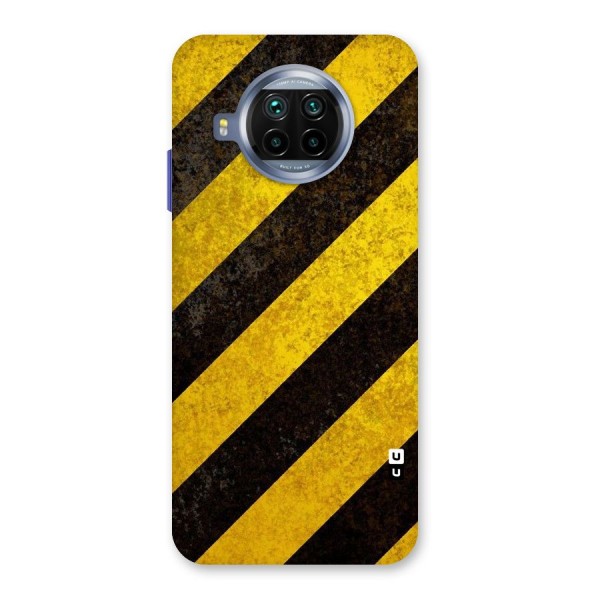 Shaded Yellow Stripes Back Case for Mi 10i