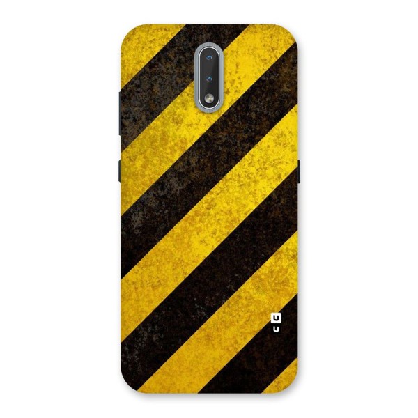 Shaded Yellow Stripes Back Case for Nokia 2.3