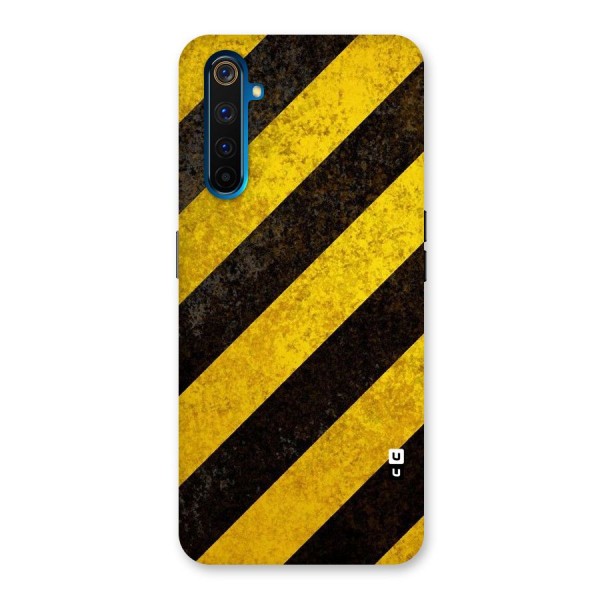 Shaded Yellow Stripes Back Case for Realme 6 Pro