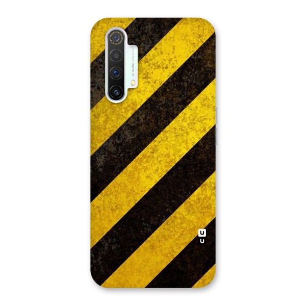 Shaded Yellow Stripes Back Case for Realme X3 SuperZoom