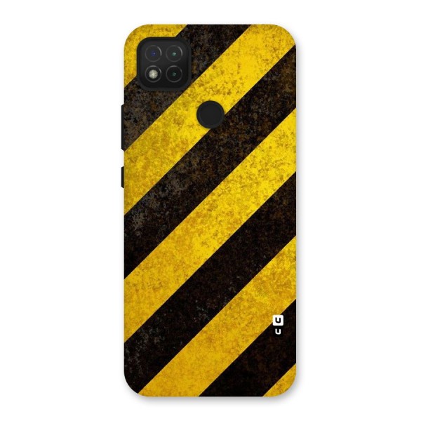 Shaded Yellow Stripes Back Case for Redmi 9