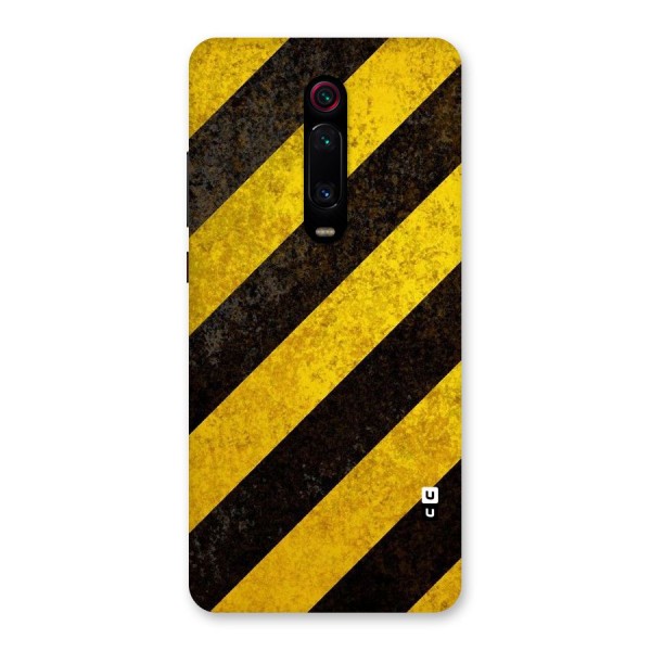 Shaded Yellow Stripes Back Case for Redmi K20 Pro