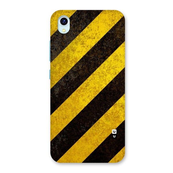 Shaded Yellow Stripes Back Case for Vivo Y1s