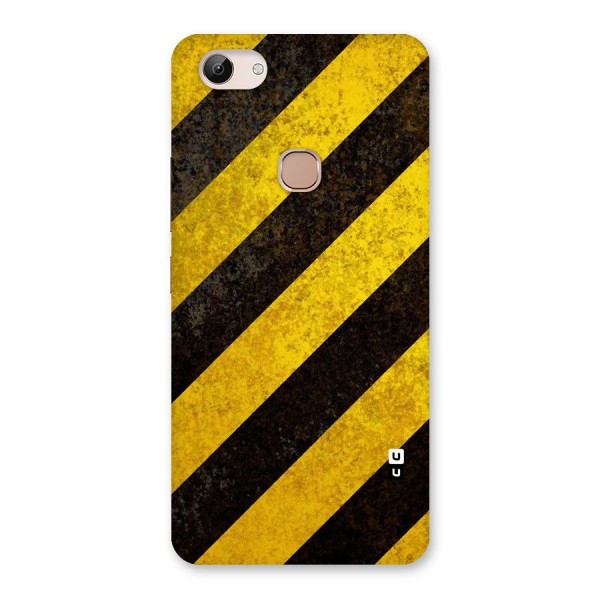 Shaded Yellow Stripes Back Case for Vivo Y83