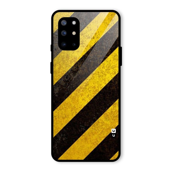 Shaded Yellow Stripes Glass Back Case for OnePlus 8T