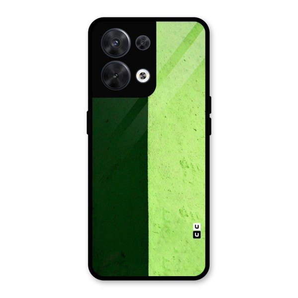 Shades Half Glass Back Case for Oppo Reno8 5G