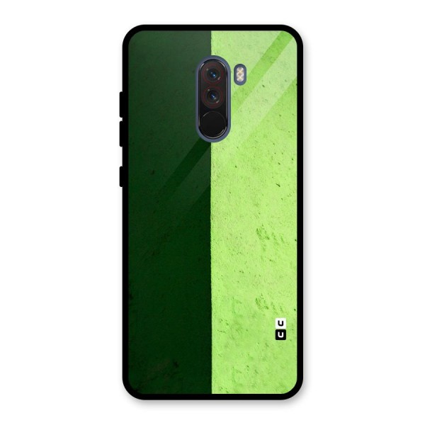 Shades Half Glass Back Case for Poco F1