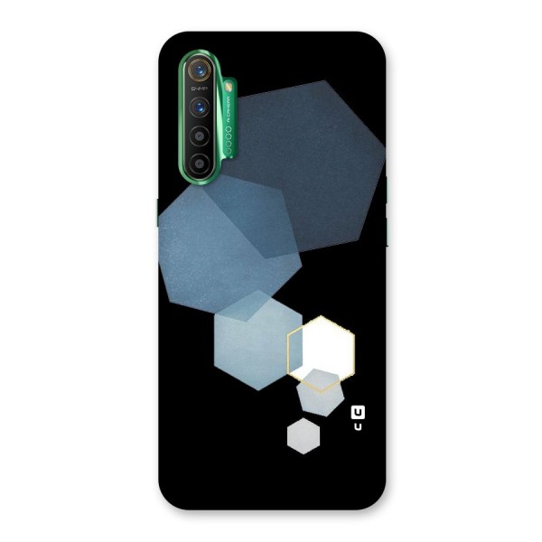 Shades Of Blue Shapes Back Case for Realme X2