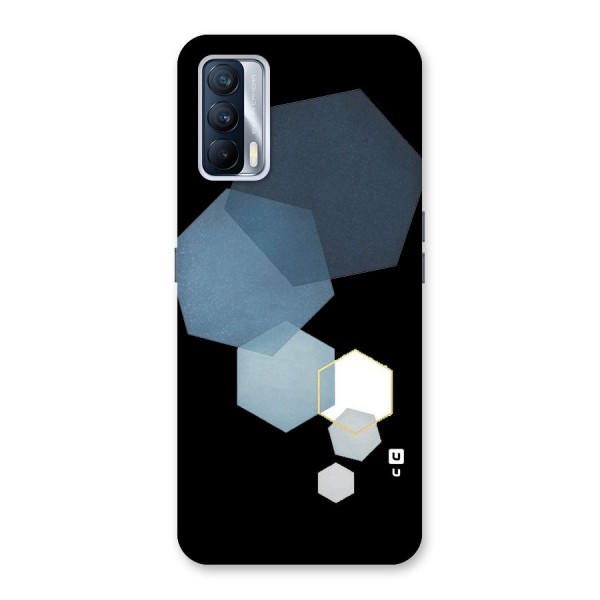 Shades Of Blue Shapes Back Case for Realme X7