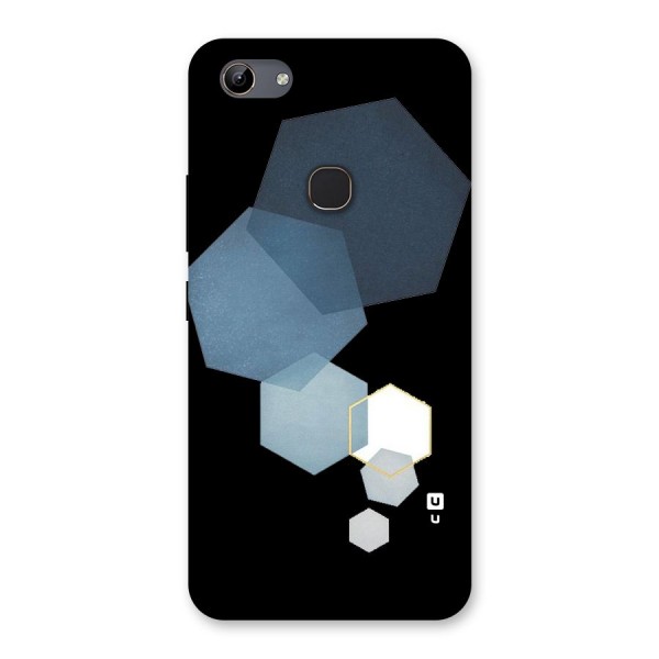 Shades Of Blue Shapes Back Case for Vivo Y81