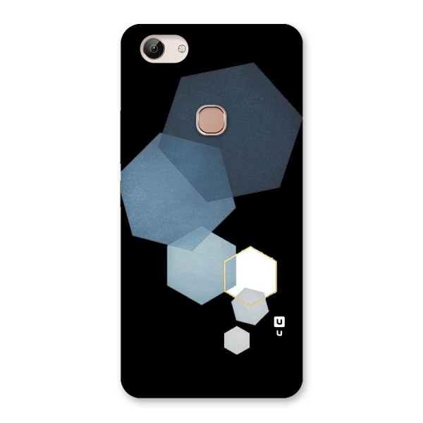 Shades Of Blue Shapes Back Case for Vivo Y83