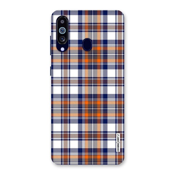 Shades Of Check Back Case for Galaxy A60