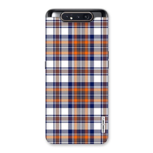 Shades Of Check Back Case for Galaxy A80