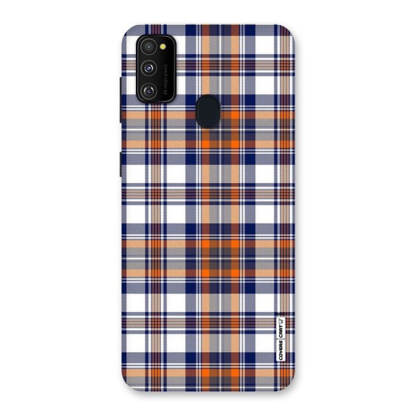 Shades Of Check Back Case for Galaxy M21