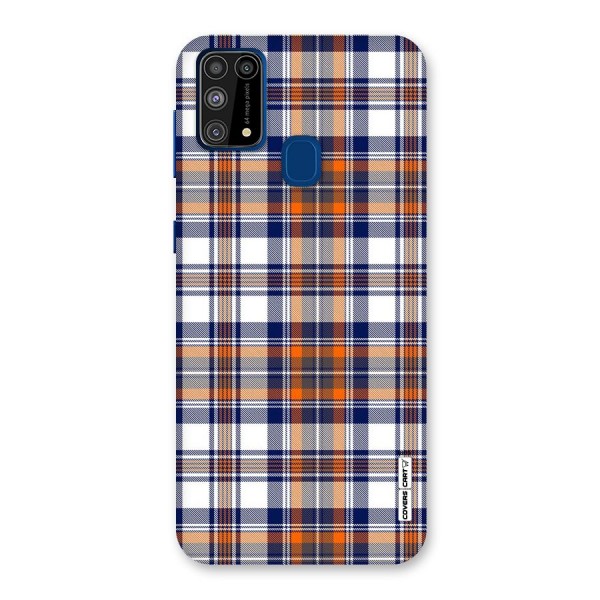 Shades Of Check Back Case for Galaxy M31