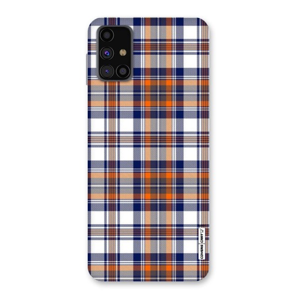 Shades Of Check Back Case for Galaxy M31s