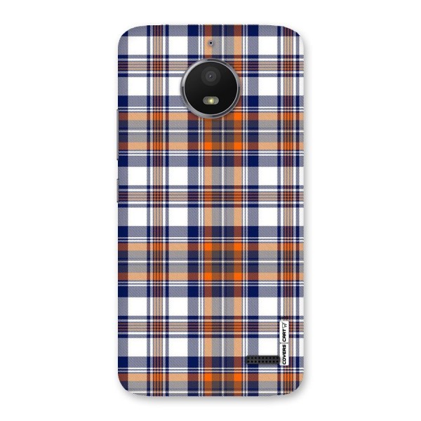 Shades Of Check Back Case for Moto E4