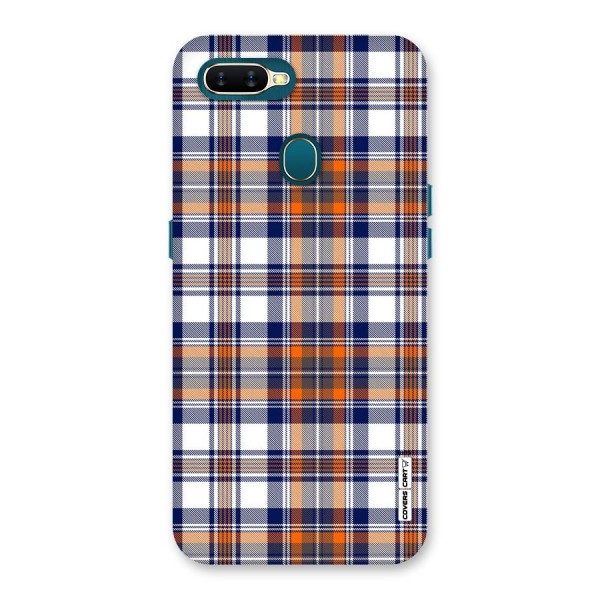 Shades Of Check Back Case for Oppo A12