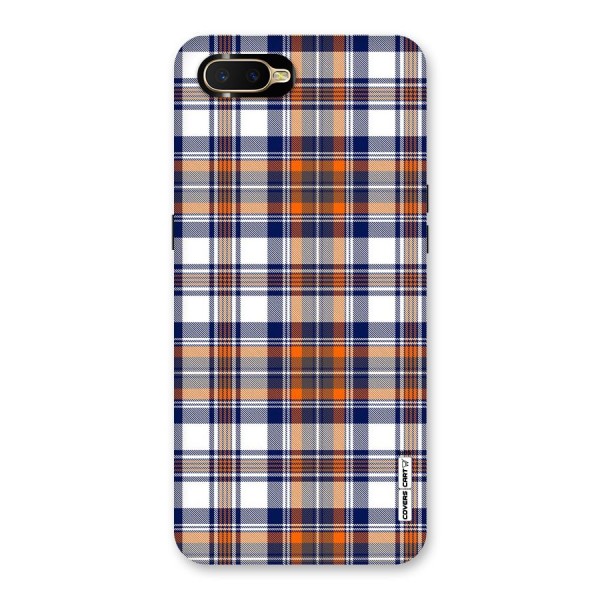 Shades Of Check Back Case for Oppo K1