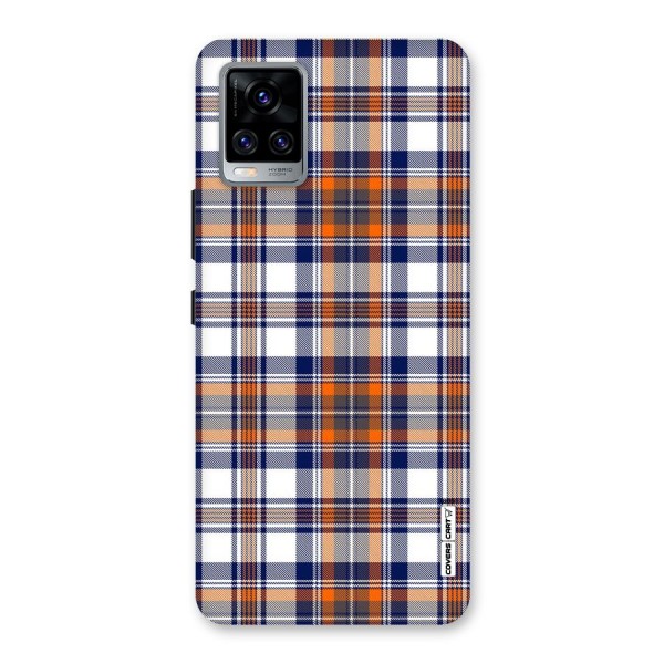 Shades Of Check Back Case for Vivo V20 Pro